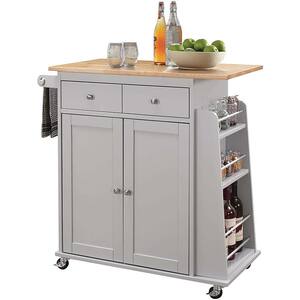 Casual Sty;e Wooden Kitchen Island