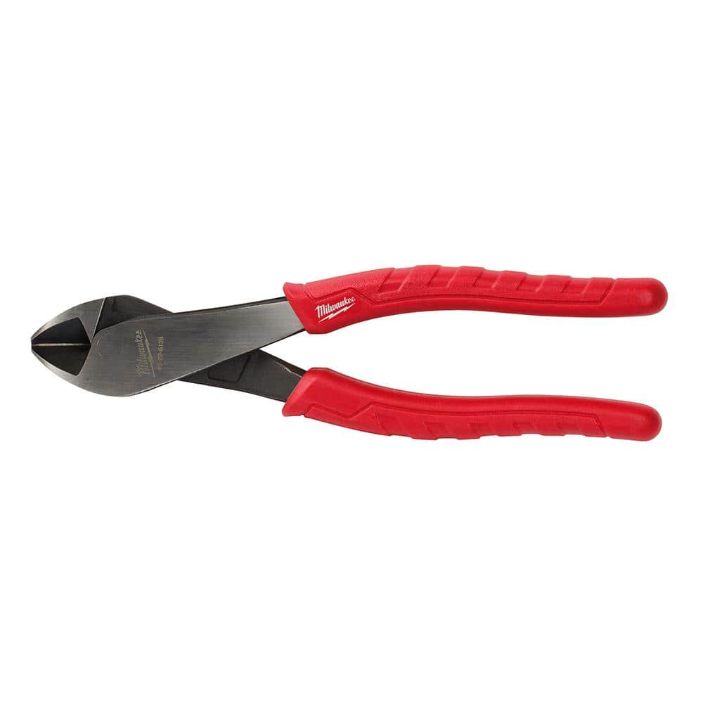 Milwaukee 8 in. Diagonal-Cutting Plier with Angled Head 48-22-6128 - The  Home Depot