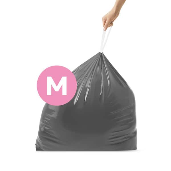 45 Liter Code M Odorsorb Custom-Fit Kitchen Drawstring Trash Bag Liners (40 Ct. Dispenser Pack)