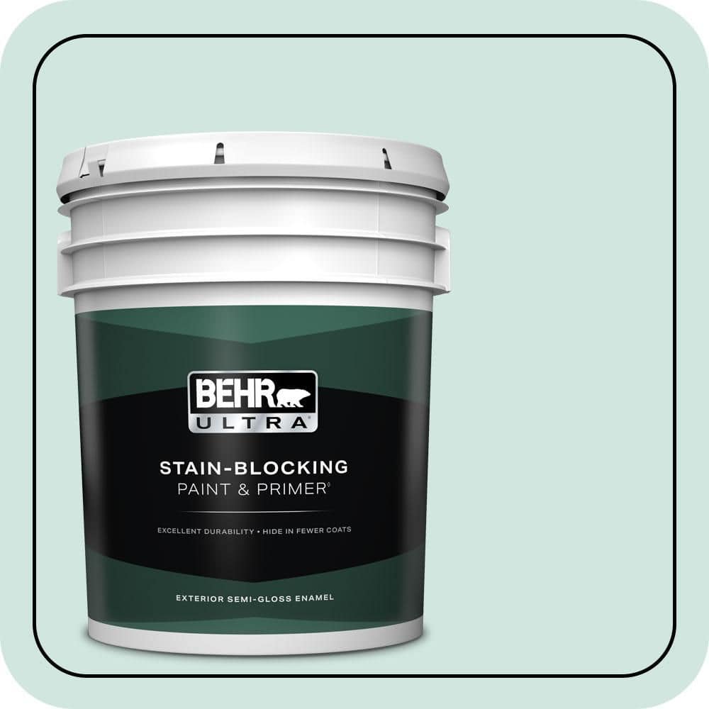 5 gal. Home Decorators Collection #HDC-CT-26A Seaglass Semi-Gloss Enamel Exterior Paint & Primer price history on PriceWatchPro