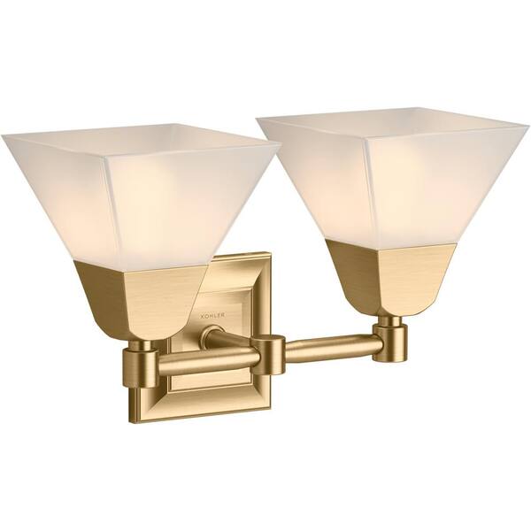 KOHLER Memoirs 2-Light Polished Nickel Sconce