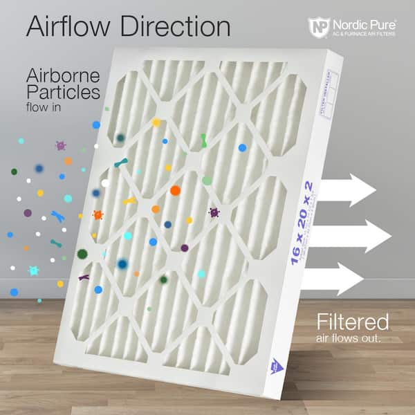 Nordic Pure 14 in. x 25 in. x 2 in. Ultimate Pleated Air Filter