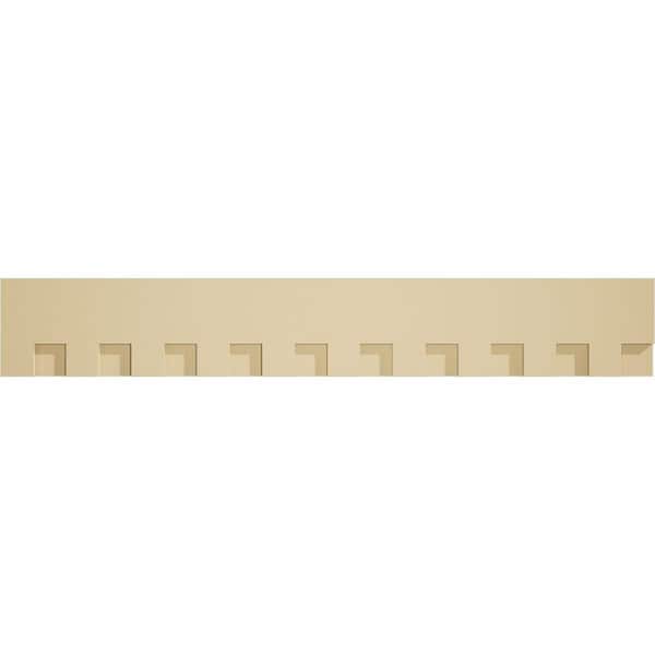 1 in. D x 7 in. W x 46.625 in. L Primed Polyurethane Panel Moulding