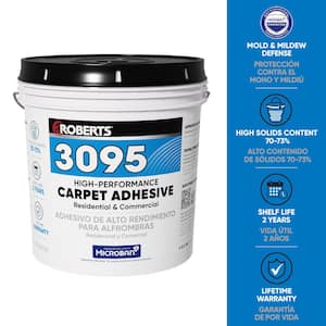 Beige 4 Gal. (16 qt.) High Performance Carpet Floor Adhesive