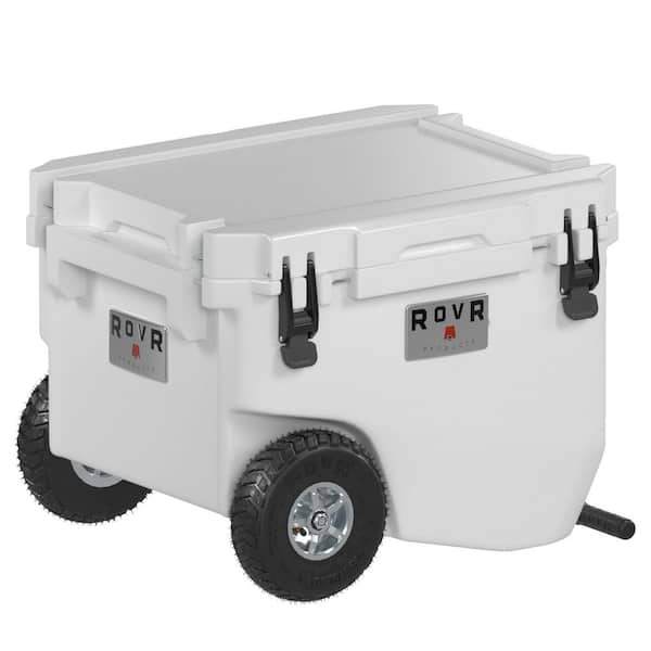 RovR RollR 60 qt. Wheeled Hard Cooler with Tow Handle (POWDER) R