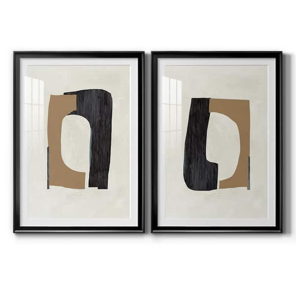 Wexford Home Birch Forest Abstracts I by Wexford Homes 2 Pieces Framed Abstract Paper Art Print 24.5 in. x 18.5 in.