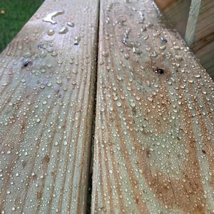 1 gal. Mushroom Exterior Semi-Transparent Wood Protector Stain Plus Sealant in One