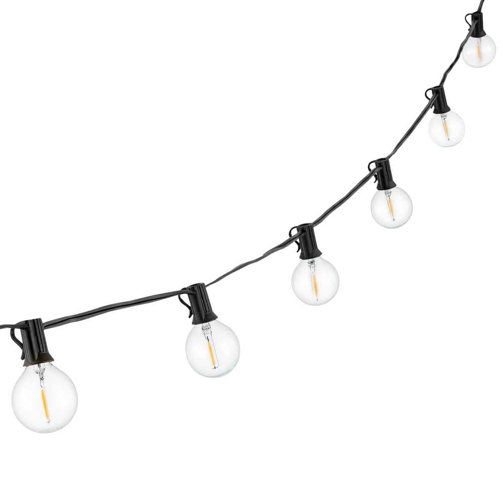 Jenica 25-Light 25 ft. Outdoor Plug-In Integrated LED Weatherproof Globe String -Light price history on PriceWatchPro