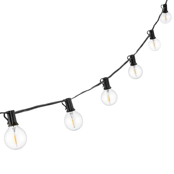 Jenica 25-Light 25 ft. Outdoor Plug-In Integrated LED Weatherproof Globe String -Light