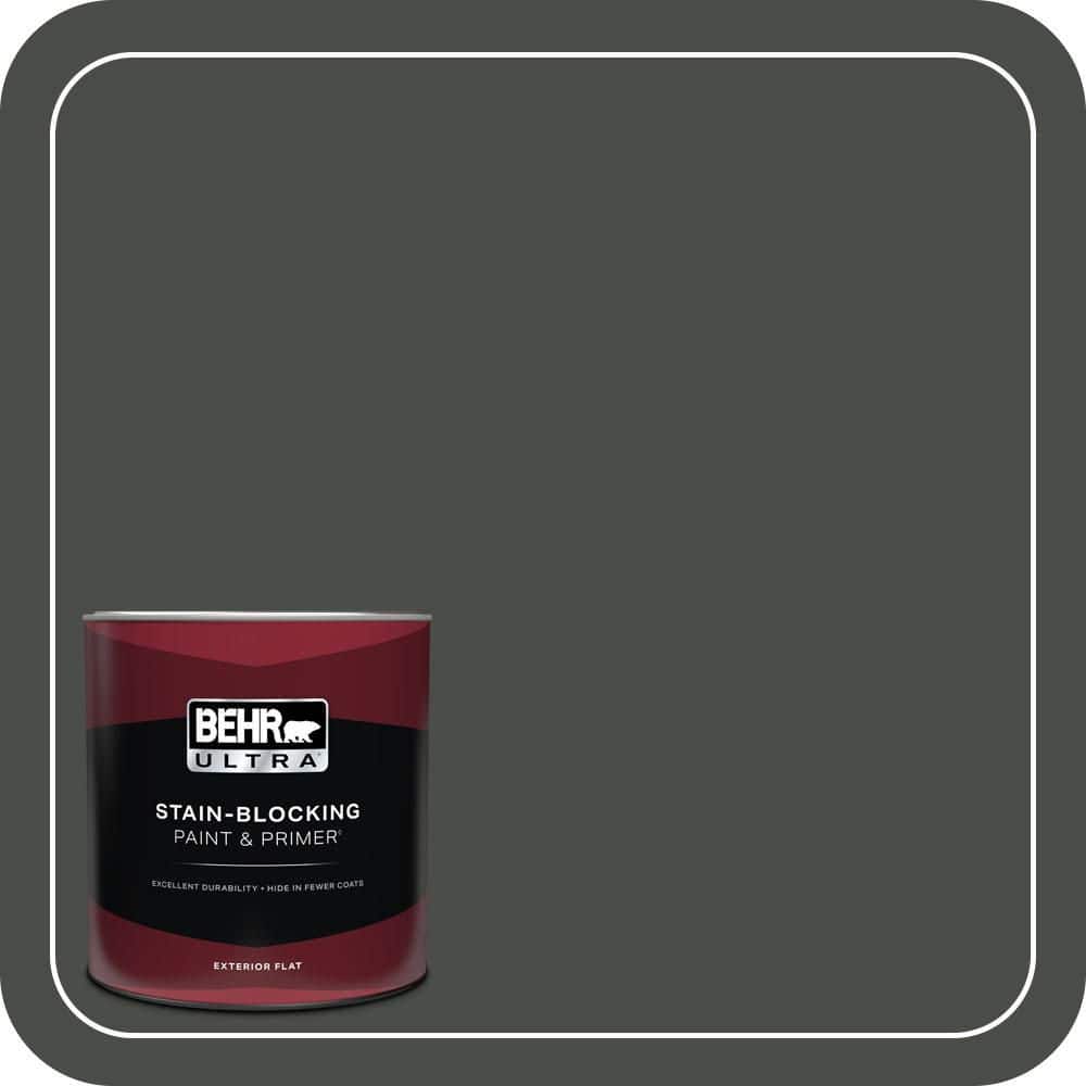 1 qt. #710F-7 Black Swan Flat Exterior Paint & Primer price history on PriceWatchPro