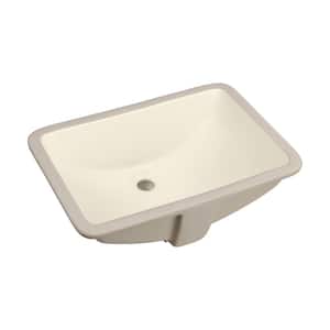 CHESHIRE 20 in . Undermount Rectangular Bathroom Sink with