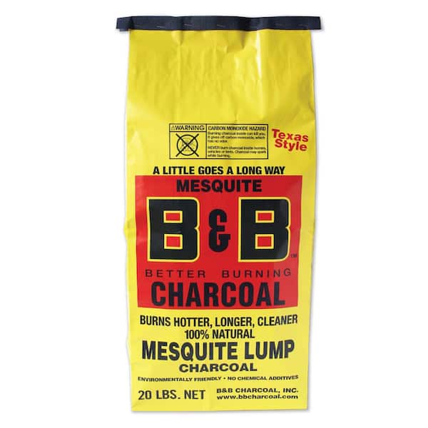 20 lbs. 100% All Natural Mesquite Lump Charcoal