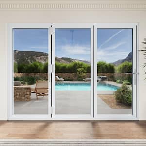 ARK DESIGN 108 in. x 80 in. Left Center Opening/Outswing Double ...