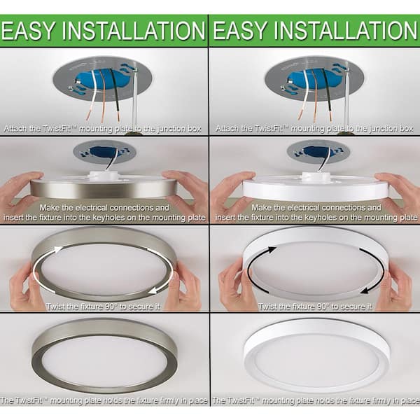 Fitting led lights to ceiling hotsell