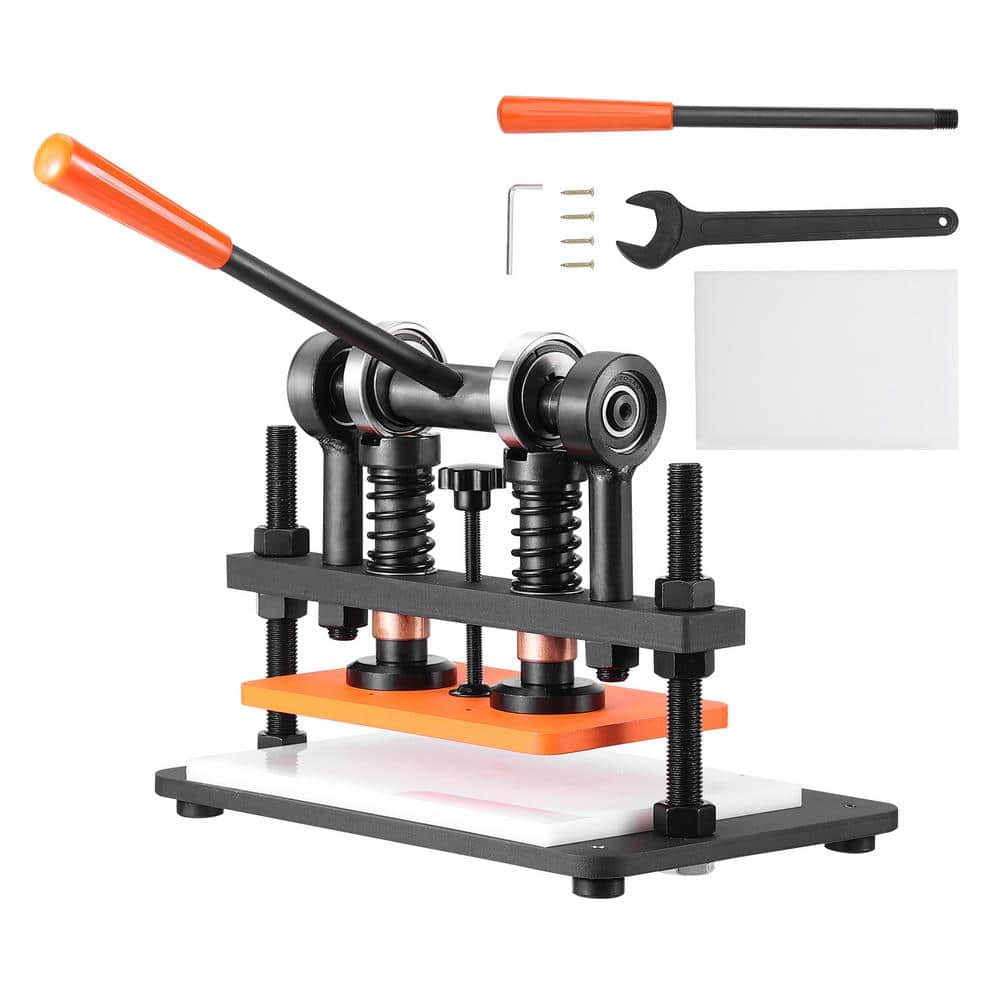 Leather Cutting Machine, 10.2 x 5.9 in. Embossing Plate Manual Die Cutter, 0.47 in. Pressure Stroke price history on PriceWatchPro