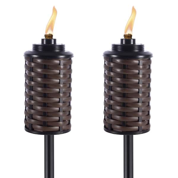 Bali Brown Easy Install 65 in. Torch, (2-Pack)