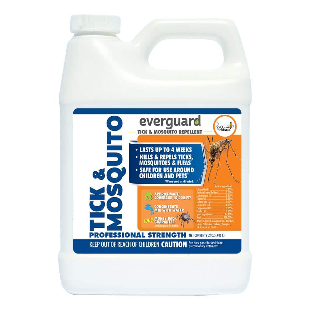 Shell Guard Insecticide EverGuard 32 oz. Tick and Mosquito Insect Killer Concentrate 100552843 ...