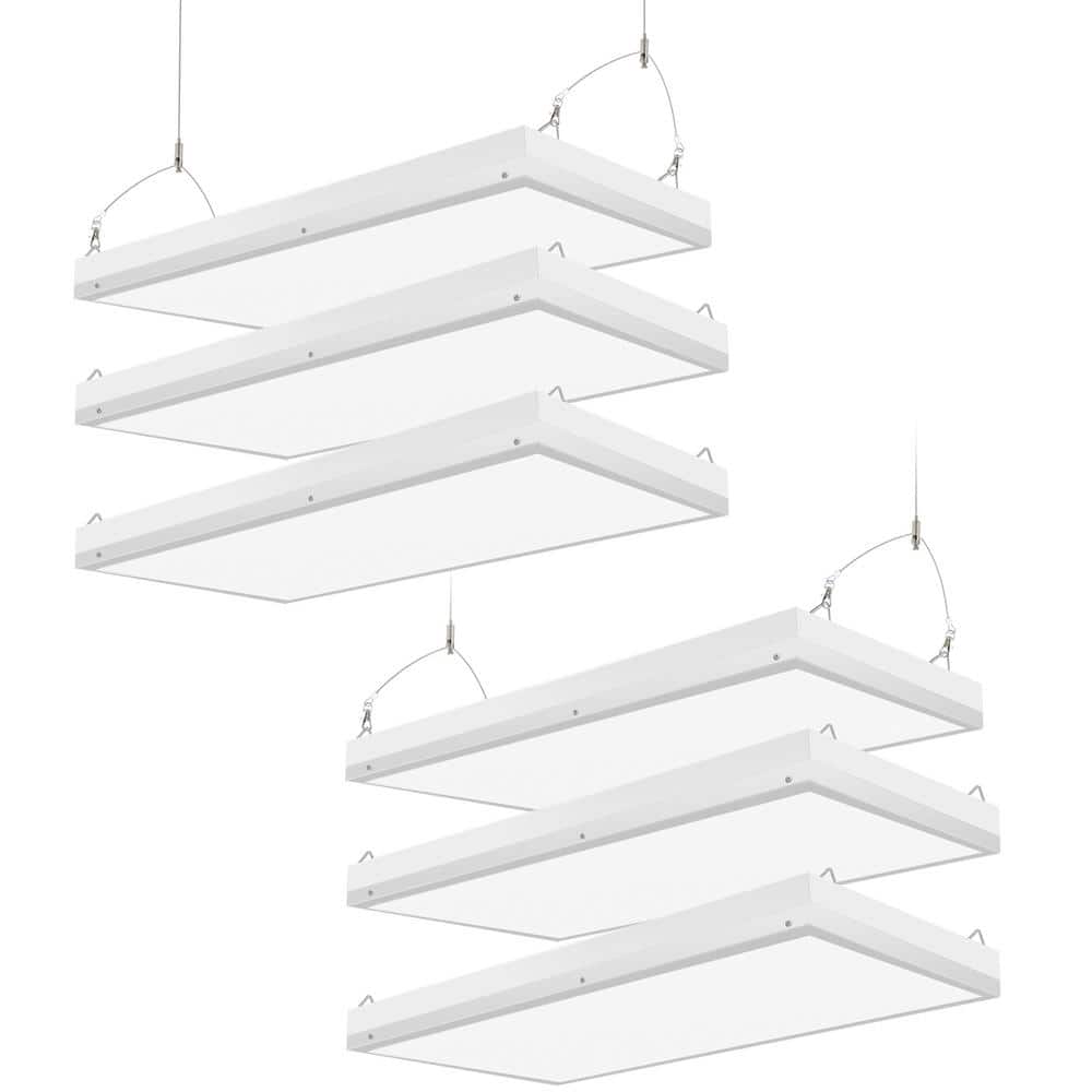 2 ft. 500-Watt Equivalent Integrated LED White High Bay Light, 16000LM Indu