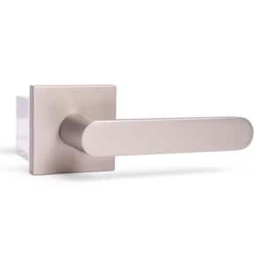 Chrystie Satin Nickel Hall/Closet Modern Door Handle (Passage - Right Hand)
