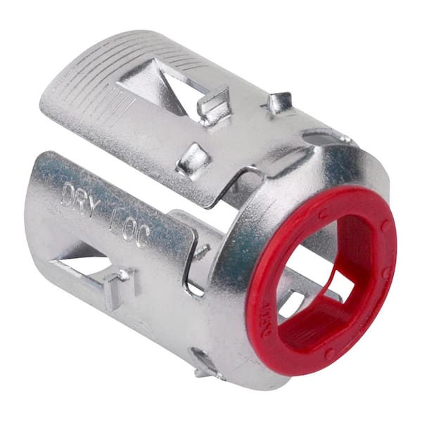 1/2 in. Standard Fitting Steel Snap-In Fitting for MC Cable (25-Pack) (XC130-J25-4R)