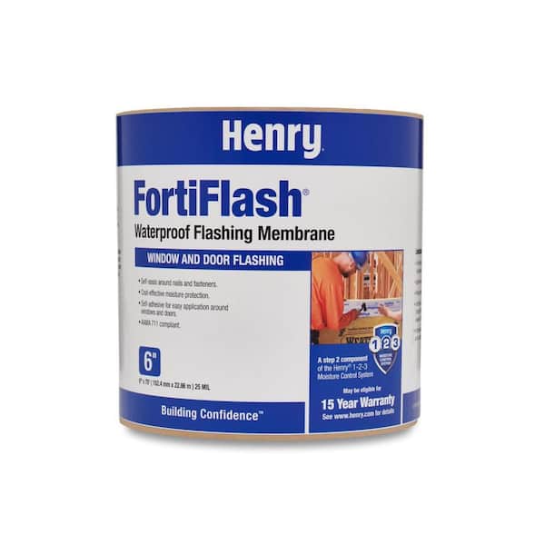 Henry FortiFlash Waterproof Flashing Membrane (25 mil) 6 in. x 75 in.