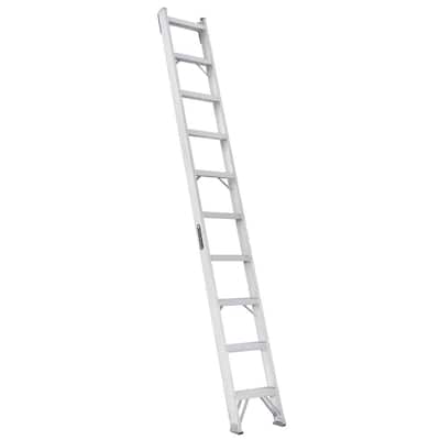 10 ft. Aluminum Shelf Ladder with 300 lbs. Load Capacity Type IA Duty Rating