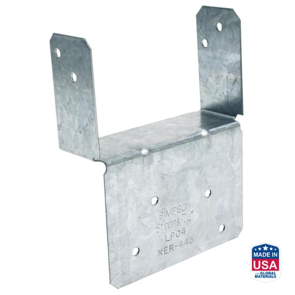 Simpson Strong-Tie LPC ZMAX Galvanized Adjustable Post Cap for 4x Nominal Lumber