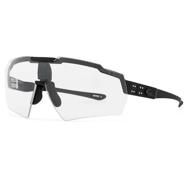Blastshield, Black Frame, Anti-Fog Coating, Clear Lenses, MILSPEC Ballistic ANSI Z87. 1+