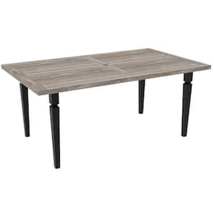 Harmony Hill Rectangle Steel Outdoor Dining Table