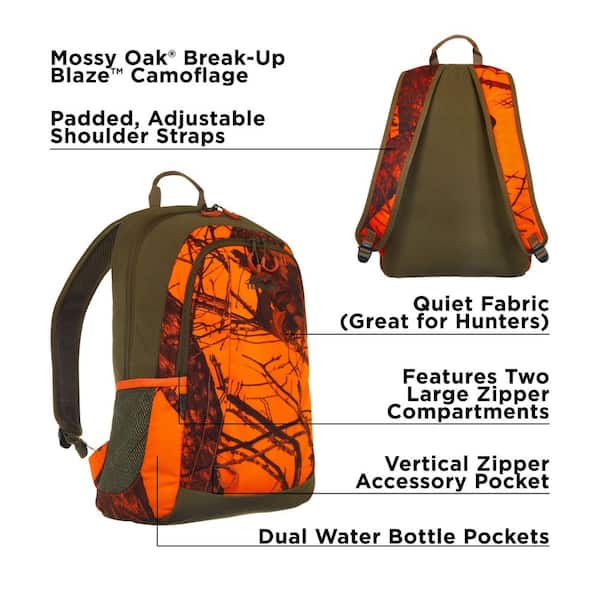 Terrain Delta Backpack and Daypack, Mossy Oak Break-Up Blaze 19237 - The  Home Depot