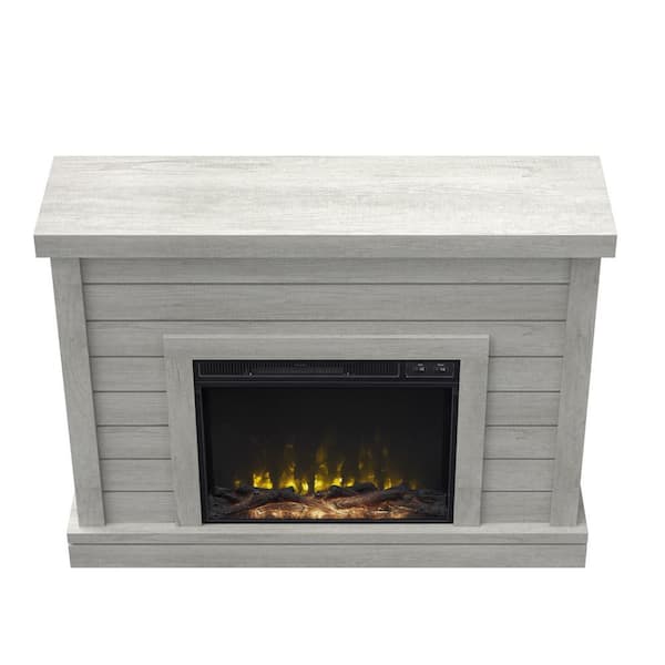 Twin Star Home 47.38 in. Wall Mantel Electric Fireplace in Omni-Sargent Oak  23WM6603-PO101S - The Home Depot