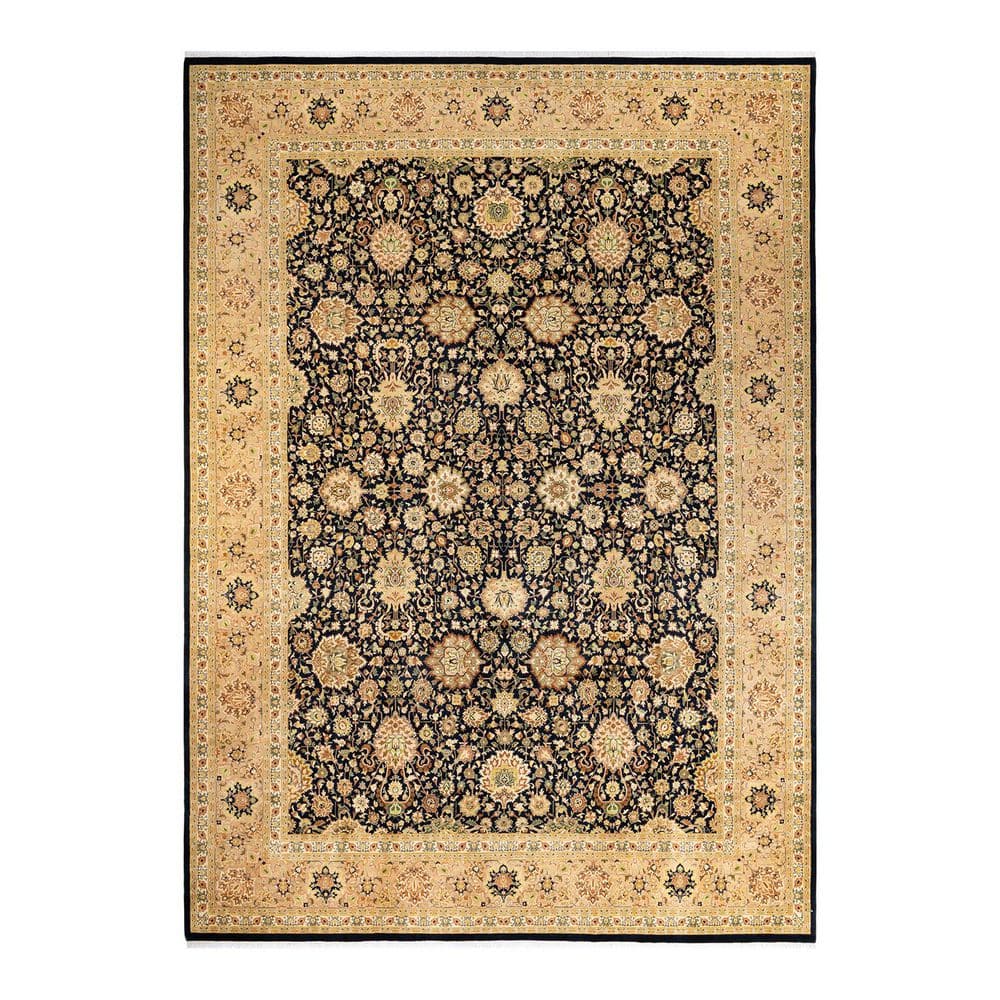 Mogul Black 10 ft. x 14 ft. Oriental Wool Indoor Area Rug price history on PriceWatchPro