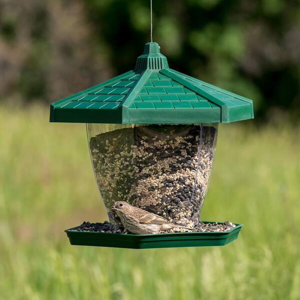 Perky-Pet Grand Chalet Plastic Hanging Bird Feeder - 4 lb