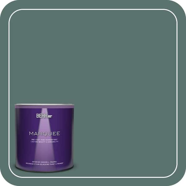 BEHR MARQUEE 1 qt. Home Decorators Collection #HDC-WR16-04 Noble Fir Eggshell Enamel Interior Paint & Primer