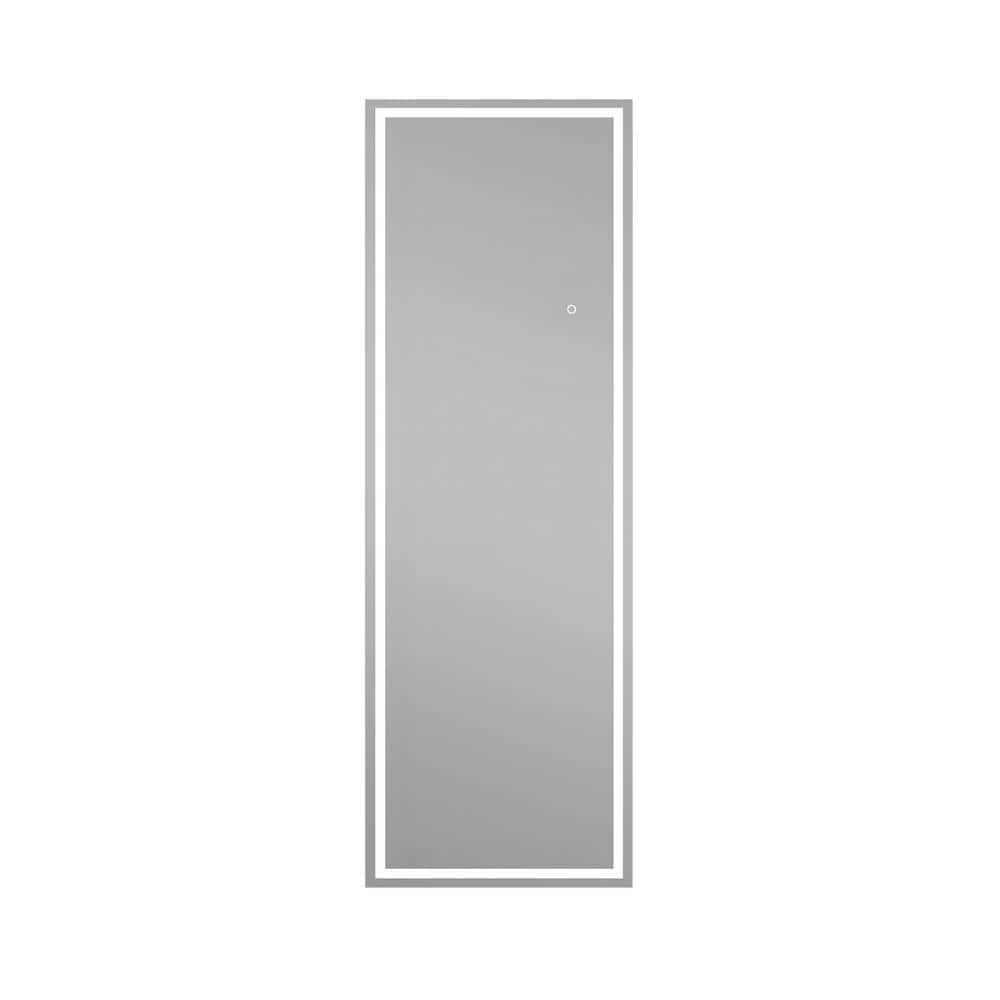 ORGANNICE 24 in. W x 71 in. H Rectangle LED Full Length Mirror with