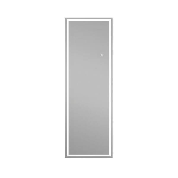 ORGANNICE 24 in. W x 71 in. H Rectangle LED Full Length Mirror with