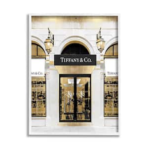 Designer Jewelry Storefront Glam Fashion Photography by Madeline Blake Framed Architecture Art Print 20 in. x 16 in.