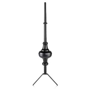 28 in. Morgana Aluminum Rooftop Finial with Roof Mount