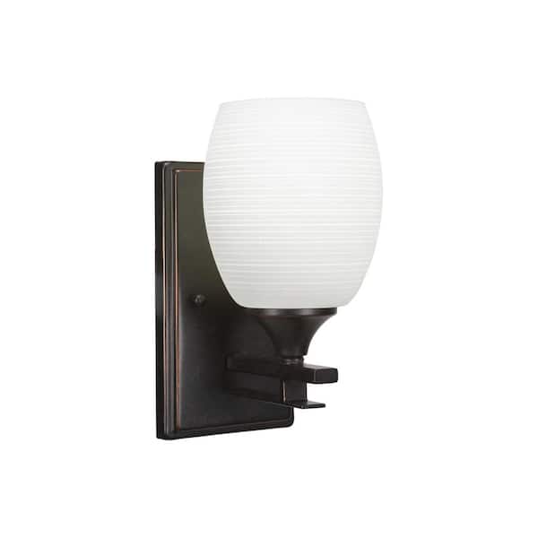 Unbranded Ontario 1-Light Dark Granite Wall Sconce