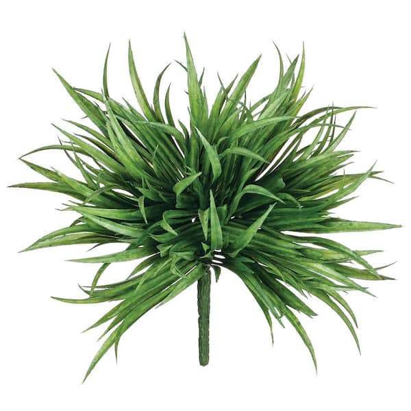 SULLIVANS 7" Artificial Green Mini Grass Bush