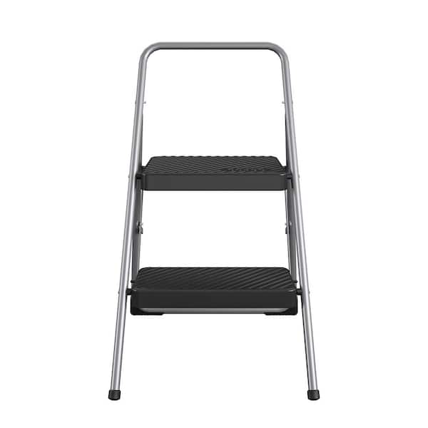 Cosco 2-Step Household Folding Step Stool Ladder, 200 lbs. Load Capacity, Type 3 Duty Rating