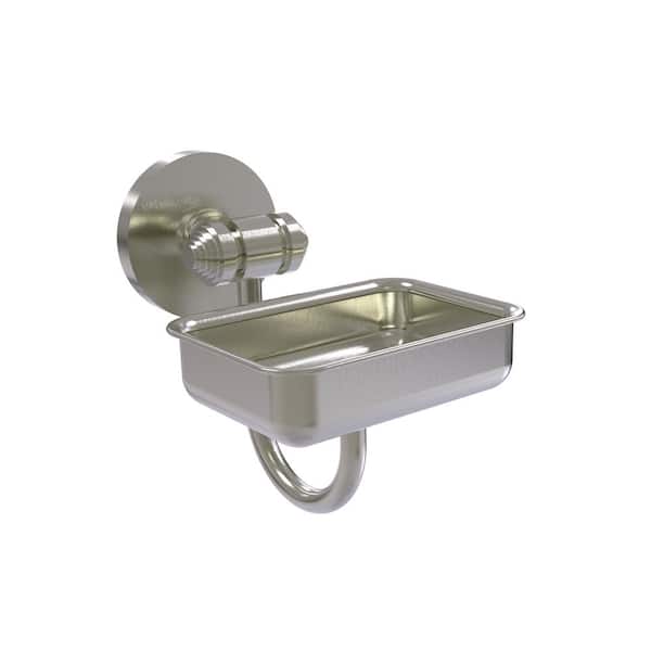 Allied Brass Oval Soap Basket in Satin Nickel Allied Brass Oval Soap Basket in Satin Nickel