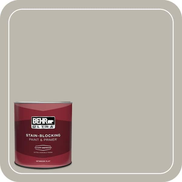 BEHR ULTRA 1 qt. Home Decorators Collection #HDC-NT-06G Glasgow Fog Extra Durable Flat Interior Paint & Primer