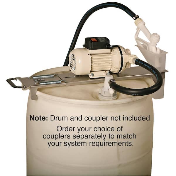 Liquidynamics 115-Volt Diesel Exhaust Fluid Drum Topper Pump with Manual Nozzle for 55 Gal. Drums
