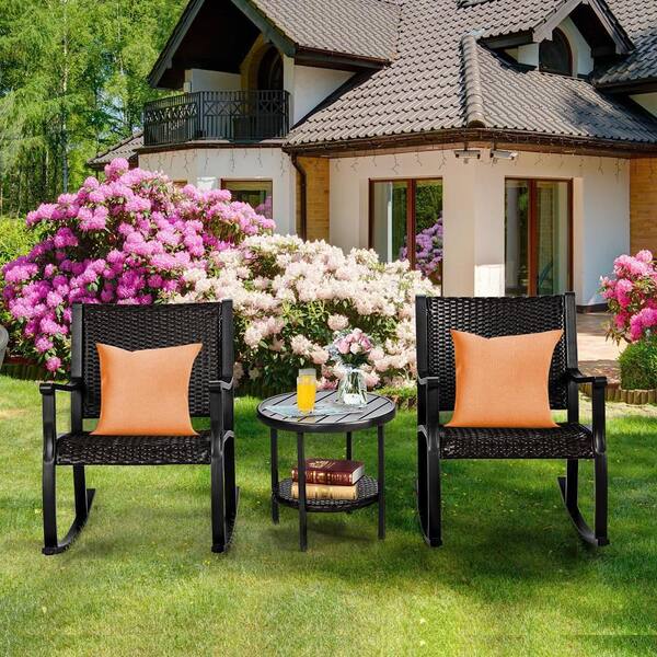 Rocking bistro set discount patio