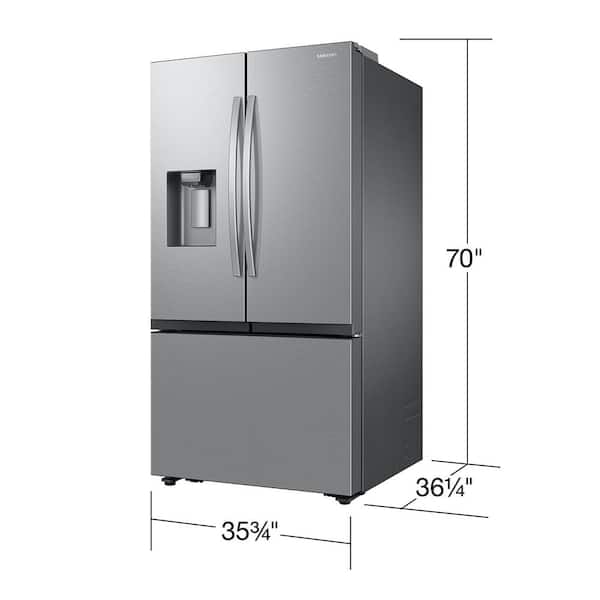 Samsung 30.5-cu ft French Door Refrigerator with Dual Ice Maker (Stainless  Steel) ENERGY STAR at