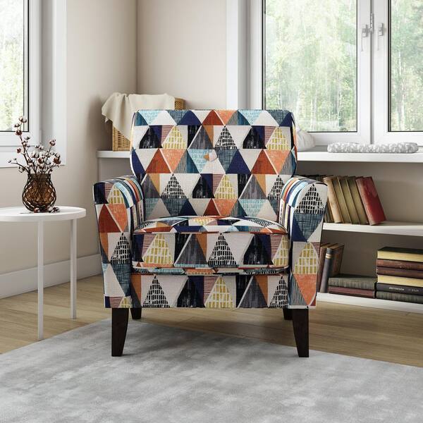 aztec print armchair