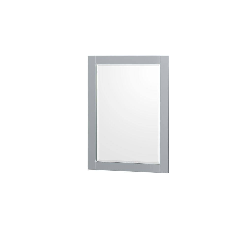 Sheffield 36'' Gray Solid Wood Single Bathroom Vanity with Marble Top