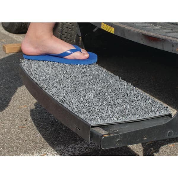 Safety Step Charcoal Gray Sand Away Step for Most Curved Stow Away Steps