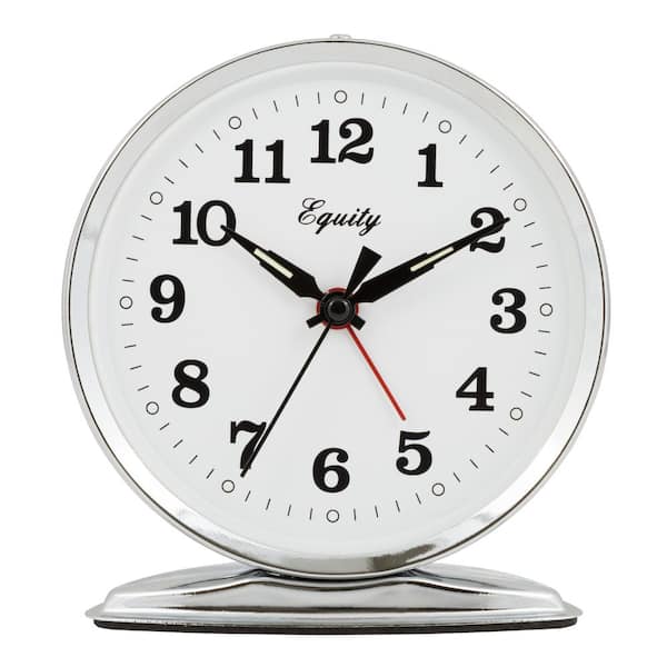 Equity by La Crosse 5.50 in. Analog Wind-Up Loud Bell Alarm Clock